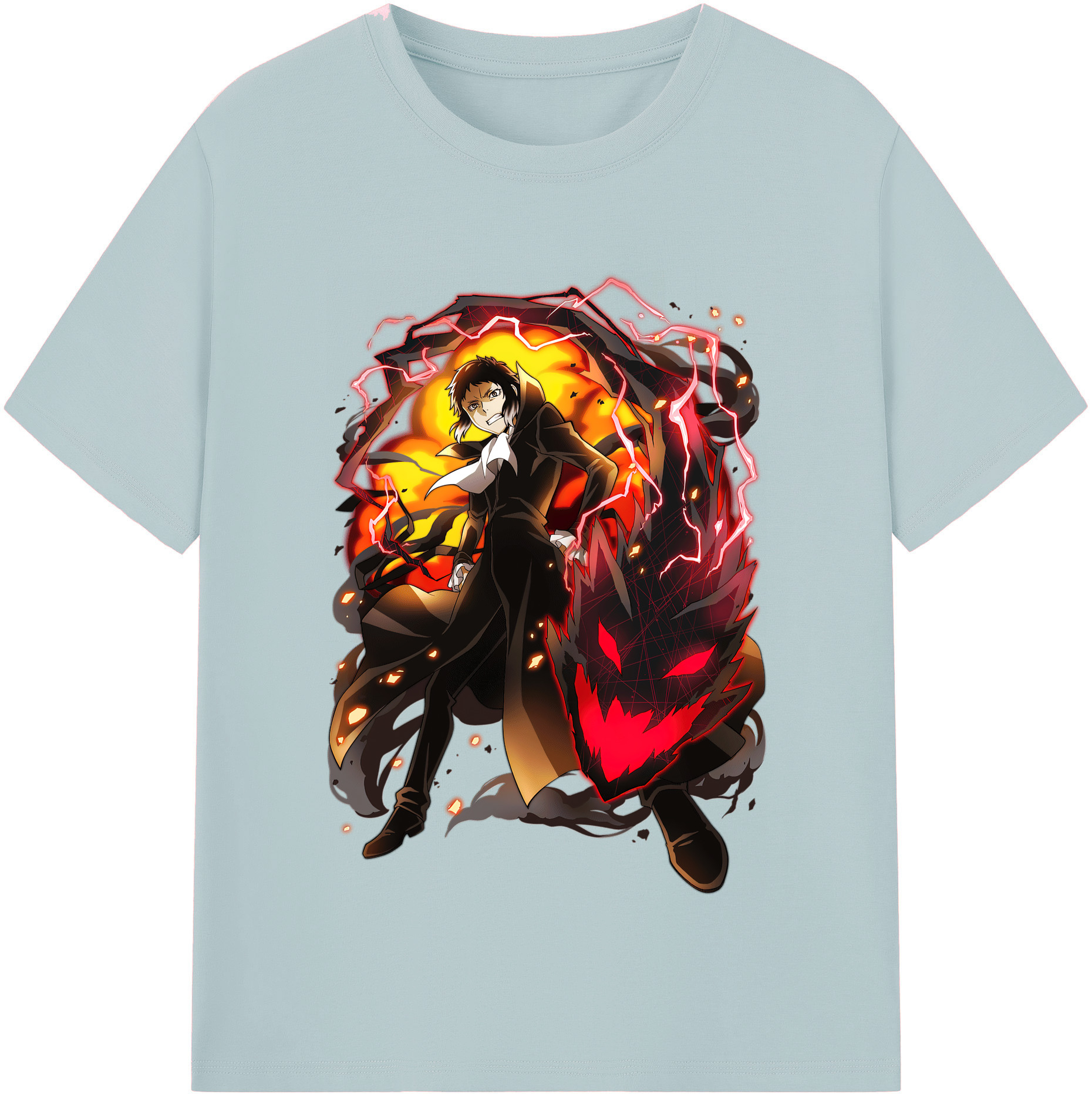 （画像用） 文豪ストレイドッグス Bungo Stray Dogs 綿100％半袖Tシャツ（フロントプリント）